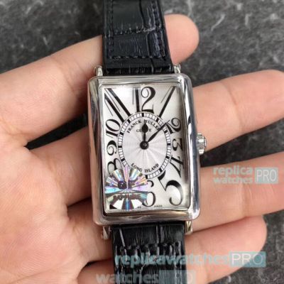 Swiss Replica Franck Muller Long Island White Dial Ladies Watch